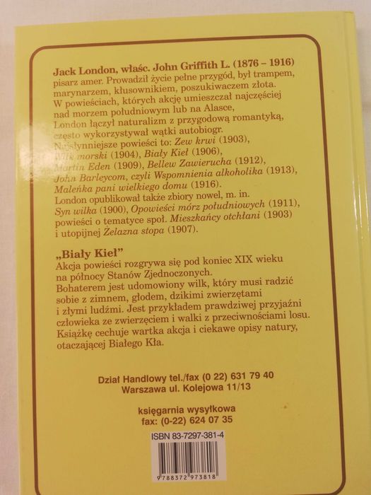 Biały Kieł - Jack London - 2003 rok