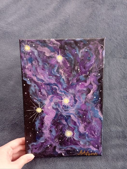 Картина ручної роботи Космос туманність