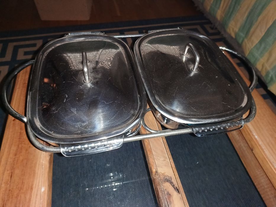 Travessas de aquecimento