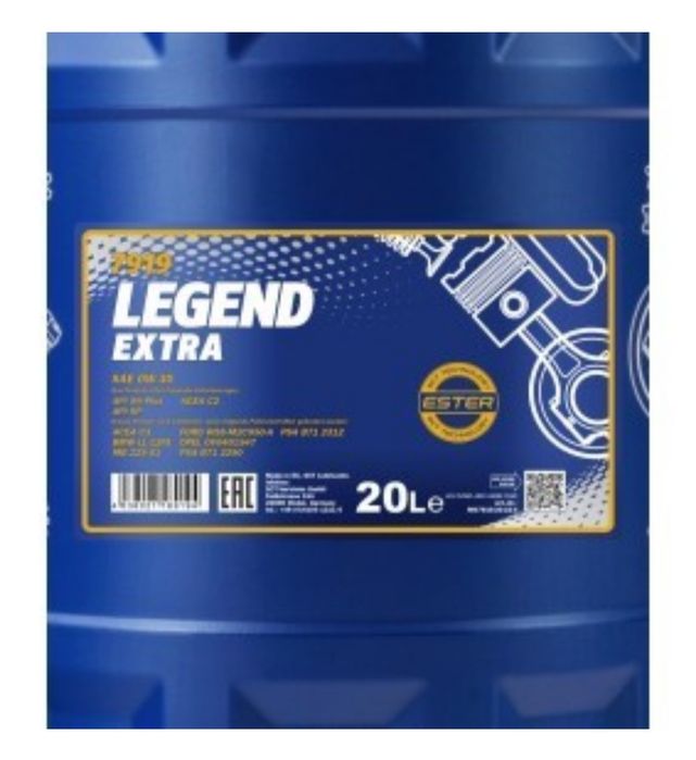 Óleo motor MANNOL 7919 Legend Extra 0W-30 20L