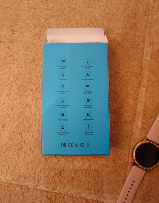 Smartwatch Lige com 2 braceletes