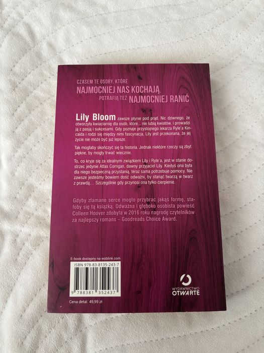 Książka It Ends With Us Colleen Hoover