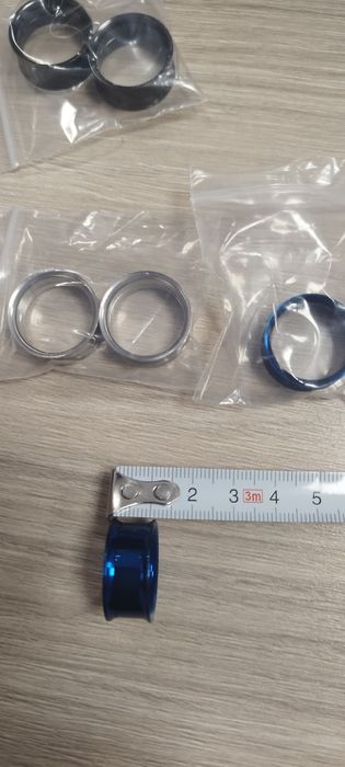 Tunele, rozpychacze do uszu 3 komplety