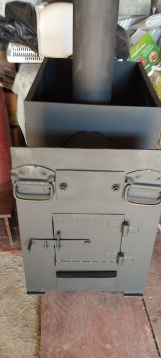 Печь для бани из толстостенного метала