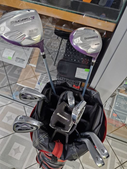 3x Komplet ,Kije golfowe , Wilson,  discovery. Falcon golf