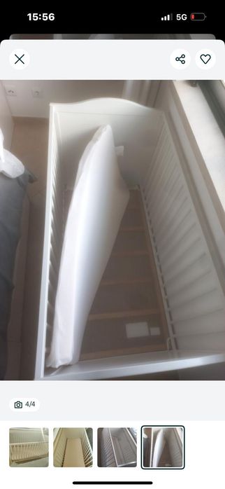 Cama de bebé como nova