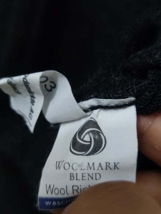sweter sweterek XL Bexleys wełna wełniany elegancki bezrękawnik materi