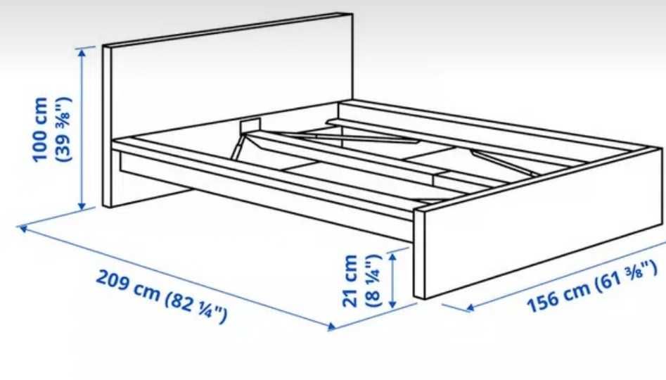 Cama casal IKEA 140x200