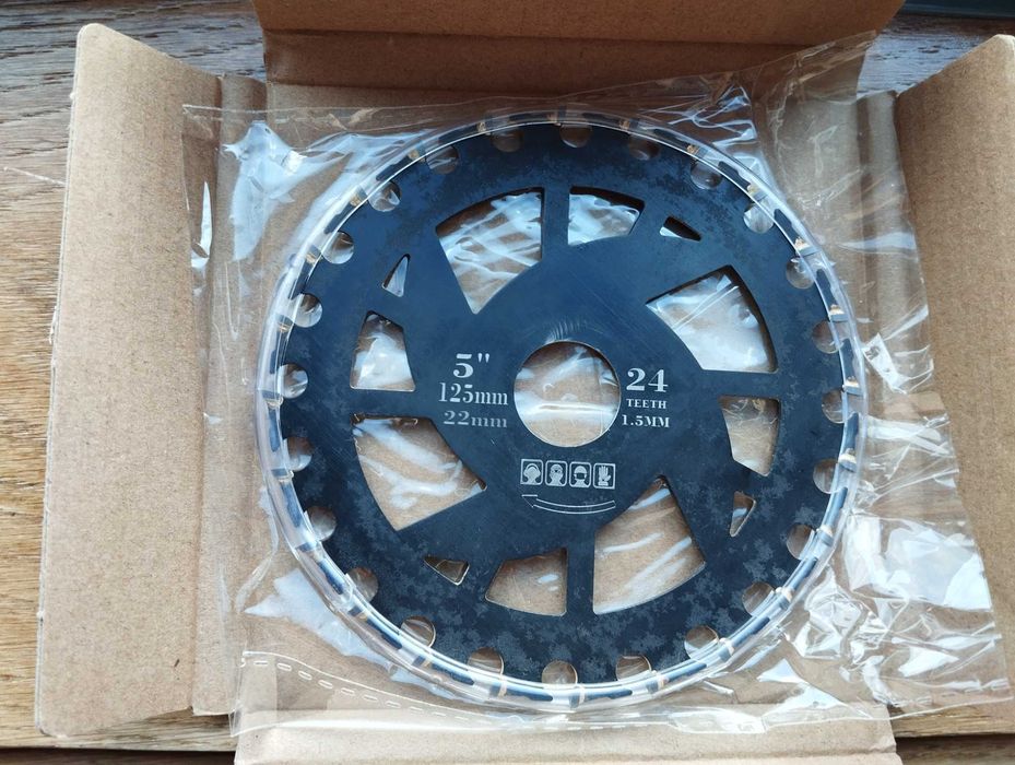 Disco de serra para rebarbadoras. 125 /22mm