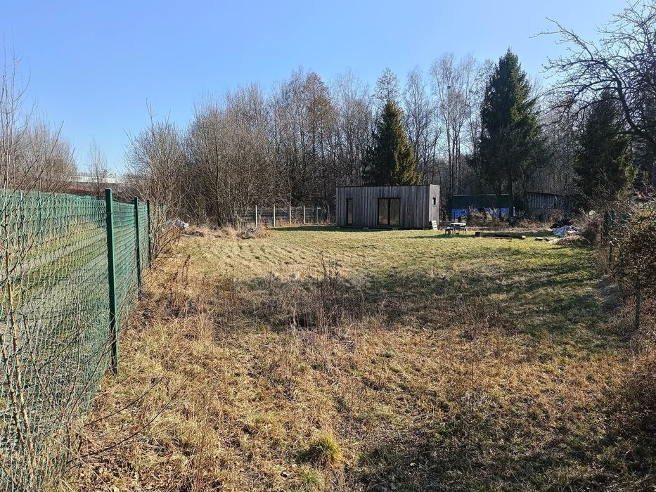 Działka ROD ogródek działkowy 6 ar przy lesie