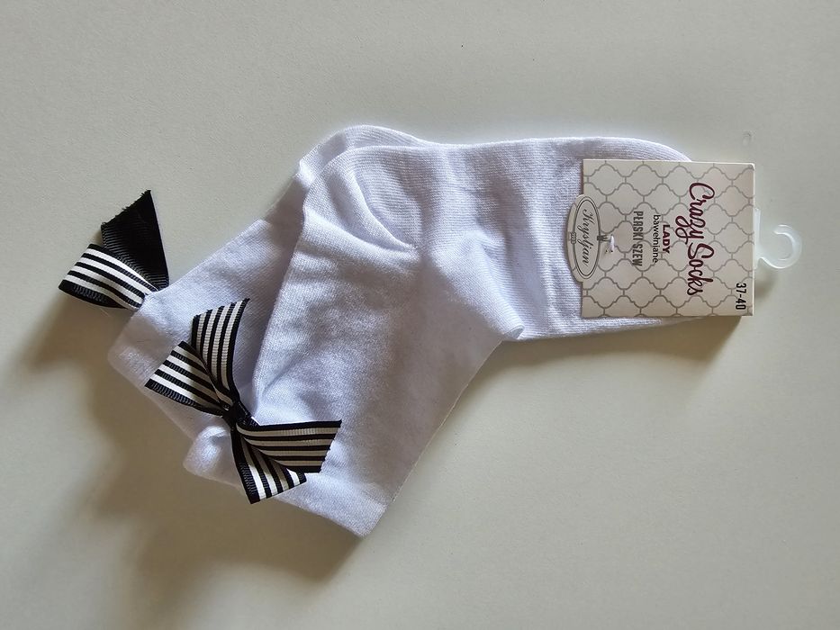 Skarpety z kokardą Crazy Socks 37-40