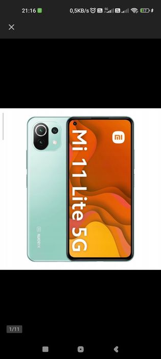 Xiaomi mi 11 lite 5g 128gb