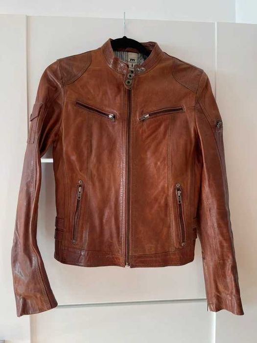 Kurtka skórzana mission