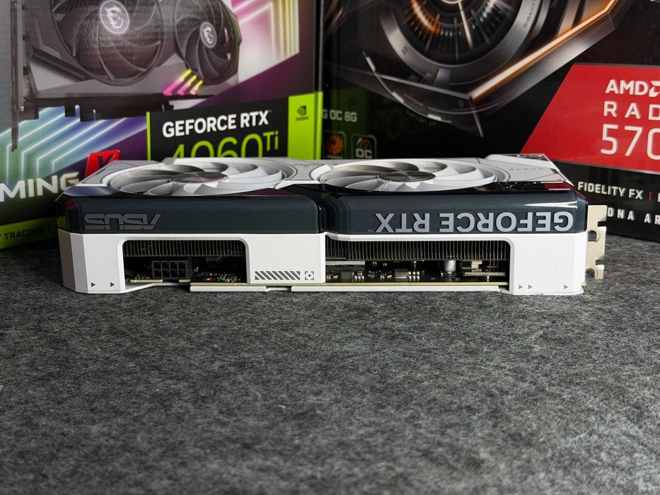 ASUS DUAL RTX 4070 WHITE OC 12GB GDDR6X | МАГАЗИН | Гарантія 90 днів