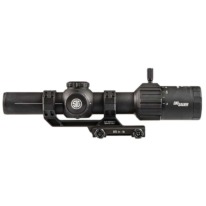 Прицел Sig Sauer SOTM61002 Tango MSR 1-6X24 FFP с подсветкой и прицельной сеткой BDC6, в комплекте с креплением