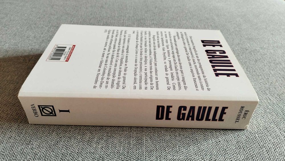 Livro "De Gaulle" volume 1 de Éric Roussel