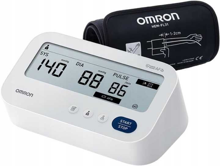 Omron X3 Comfort AFib ciśnieniomierze do pomiaru ciśnienia krwi w domu bez opakowania