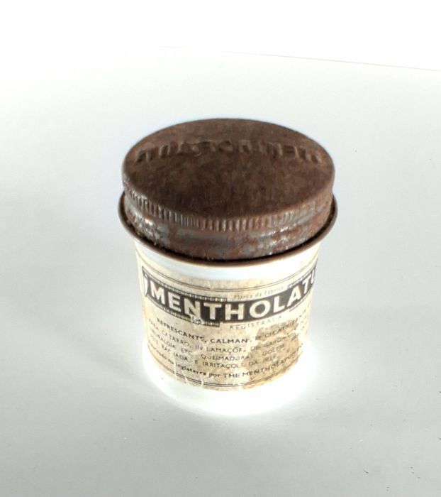 Frasco antigo pomada Mentholatum