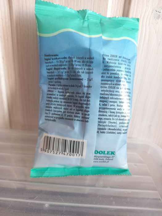 Sól do akwarium zoolek 100g