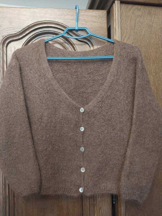 Жіночий мохеровий кардиган