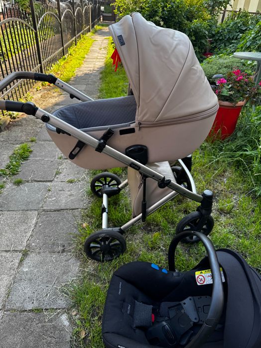 Wózek Anex e-type, fotelik + baza