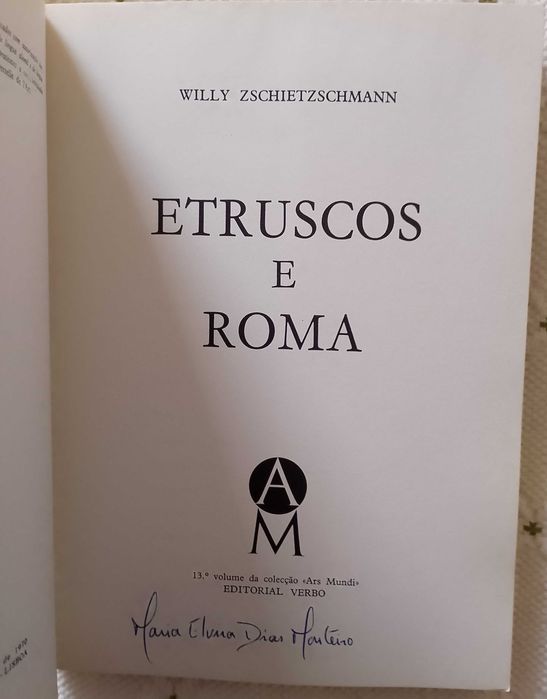 Etruscos e Roma, Willy Zschietzschmann