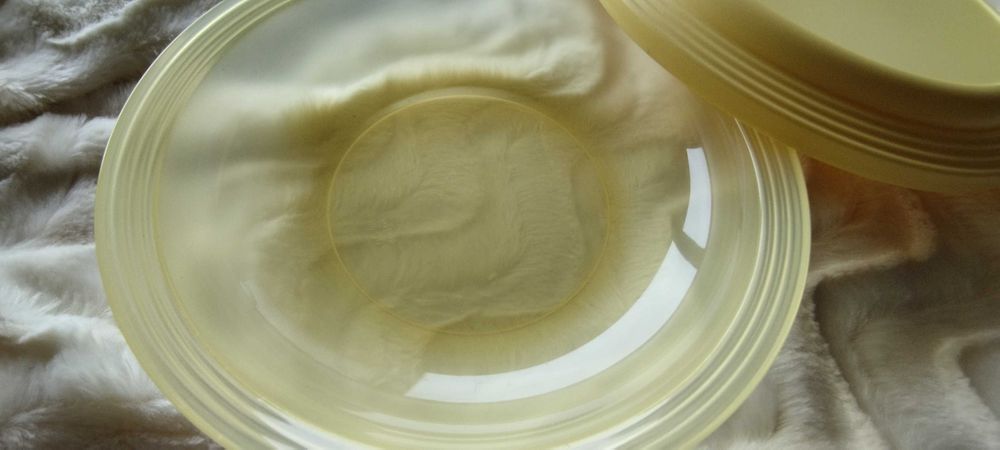 Prato duplo luminosos - da Tupperware