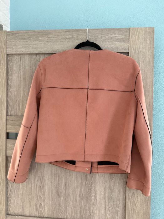 Куртка zara замшевая