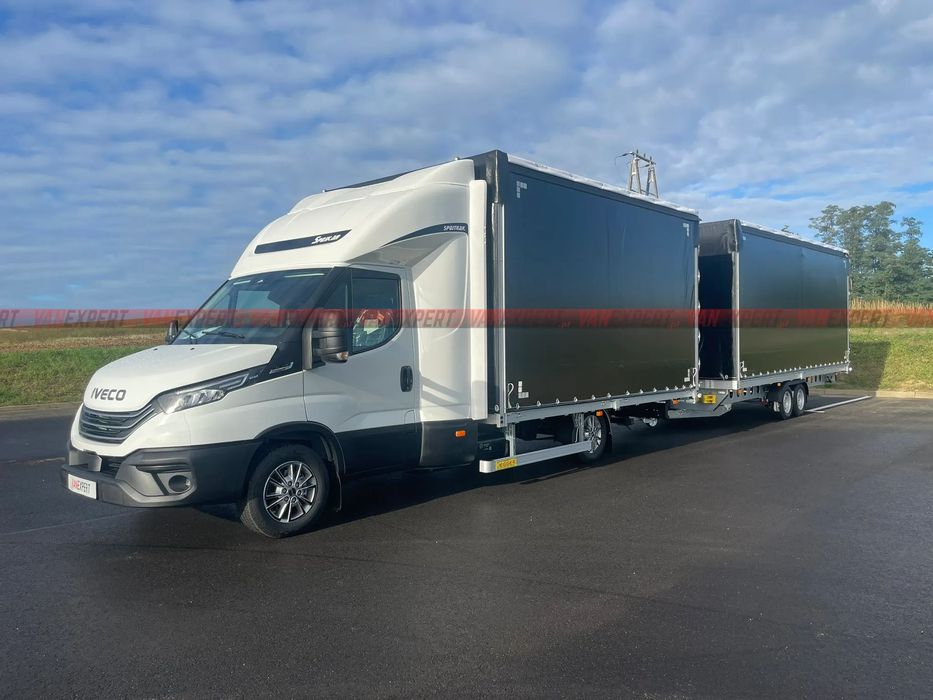 Iveco 35S21HA8 ZESTAW 25EP  AUTOMAT8b 207 KM , Tylne Spanie 10 ep + Przyczepa 15 ep