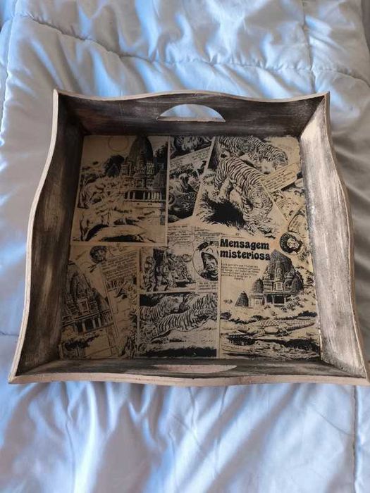 Tabuleiro em madeira