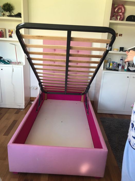 Cama Sommier+ Estrado+colchao