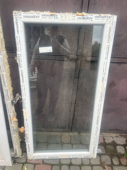 Балконний блок бу демонтований   Пластикові двері