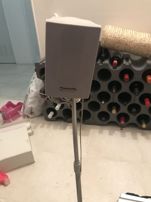 Dvd de 5 cds e Radio Panasonic