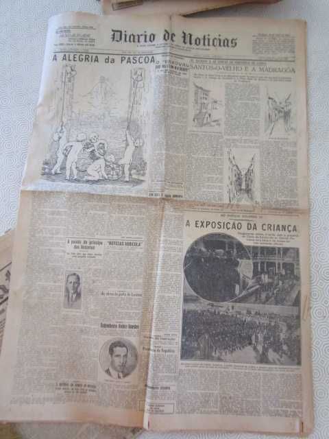 Jornal Diário Notícias ano 1933 publicidade Armazéns do Chiado
