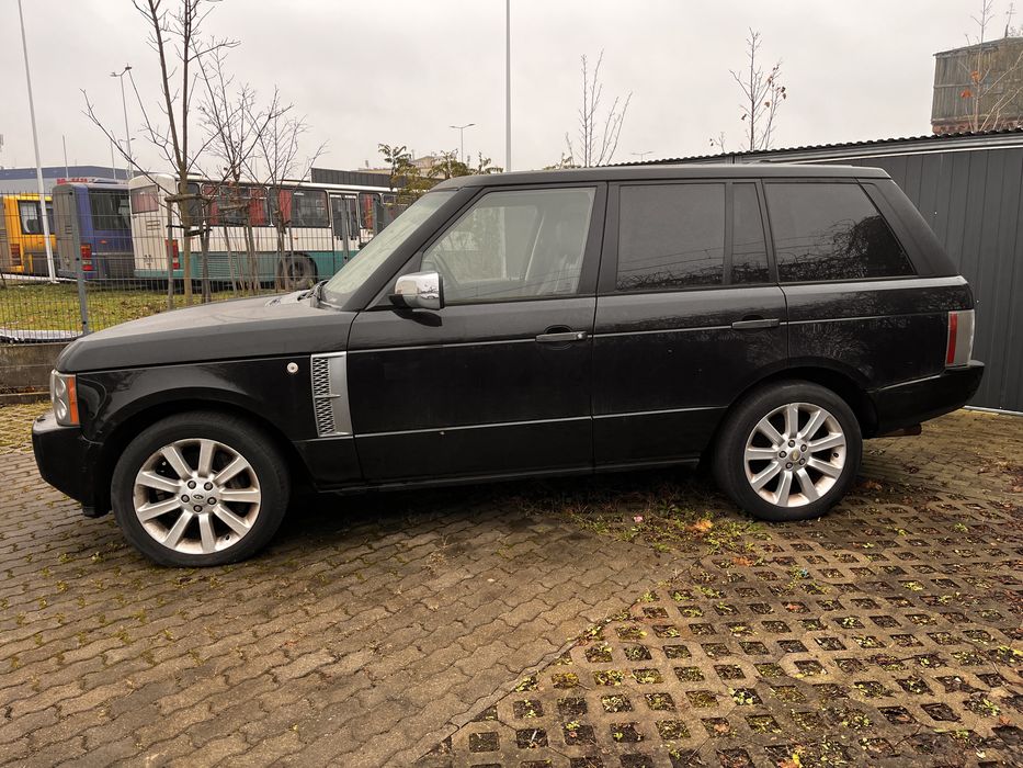 Range Rover uszkodzony silnik