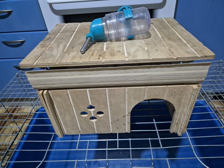 Клітка б/у Лорі Гранд Кролик Клітка для гризунів, цинк, 910 х 520 х 45