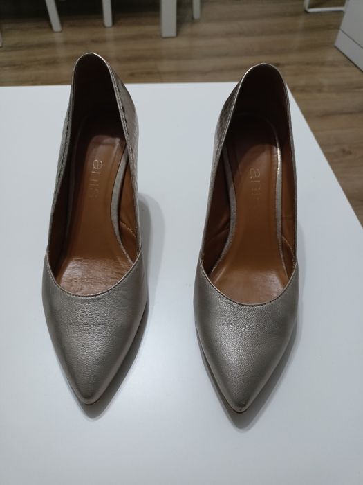 Skórzane buty ślubne/wesele Anis