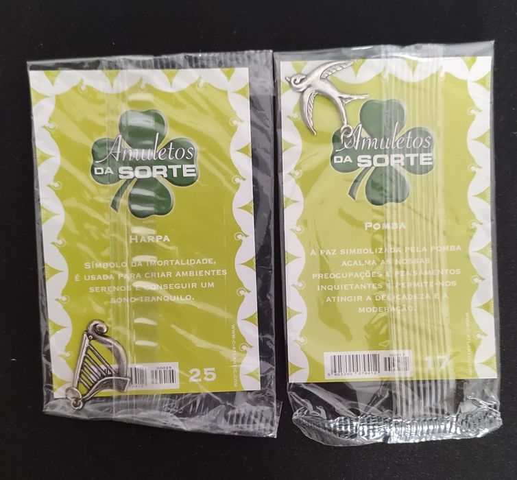 Lote 14 artigos para fios/colares (Amuletos/Santos/Cruzes) - Novos