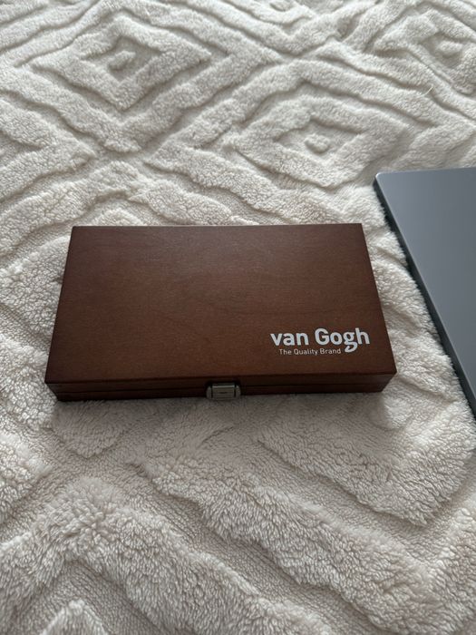 Акварель Van Gogh 12х10мл дерев'яний пенал пензлі палітра