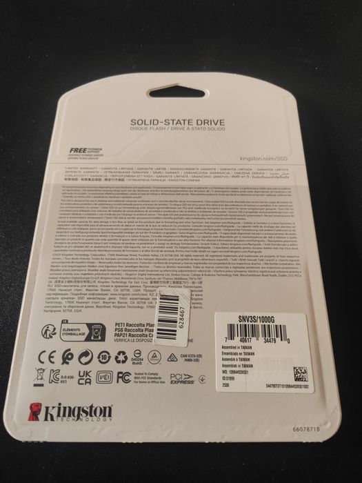 SSD Kingston NV3 1TB Новий