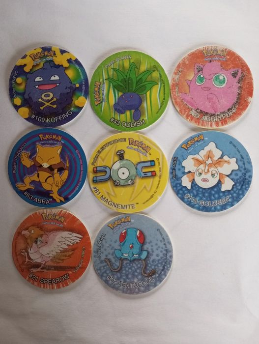 Tazos Pokémon originais Matutano