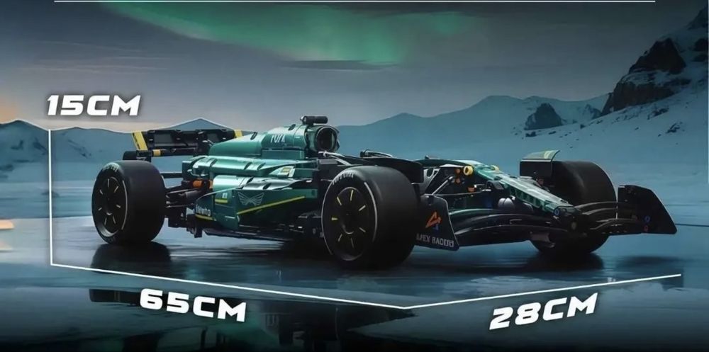 Конструктор TECHNIC F1 Aston Martin AMR25 1912  запчастин