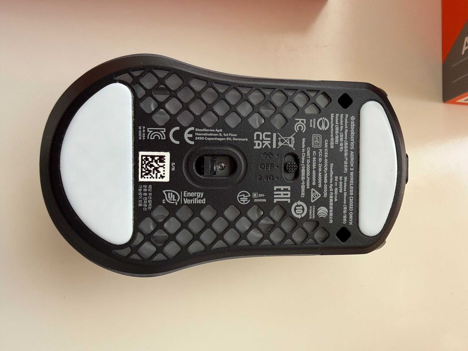 SteelSeries Aerox 3 Wireless Preto
