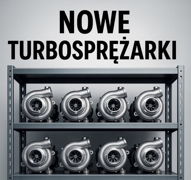 FABRYCZNIE NOWE TURBINY turbosprężarki różne marki każdy model 24/7 ! Najnowsze oraz starsze modele AUDI BMW MERCEDES VOLKSWAGEN PEUGEOT VOLVO OPEL