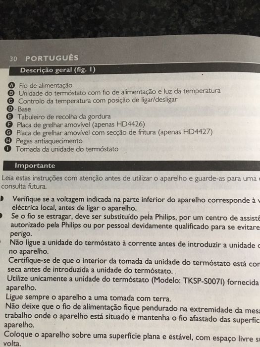 Grelhador Philips HD4427