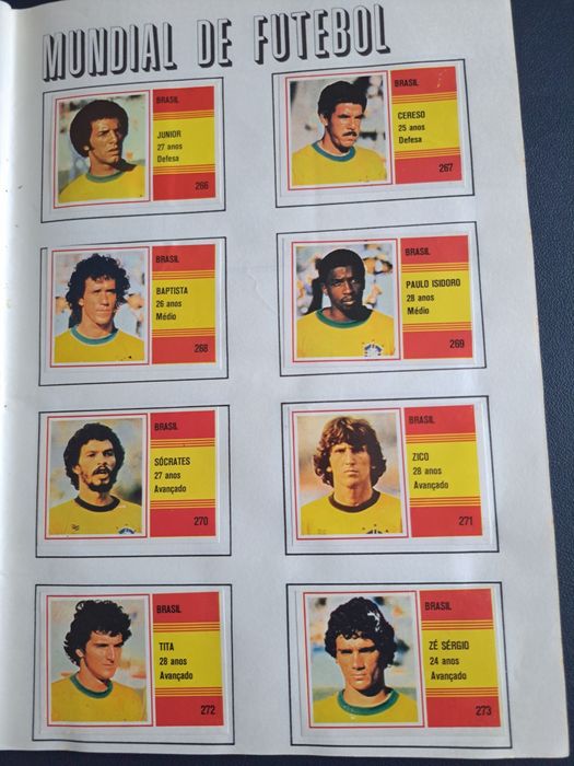 Caderneta Futebol Xll campeonato do Mundo (Espanha 82 )