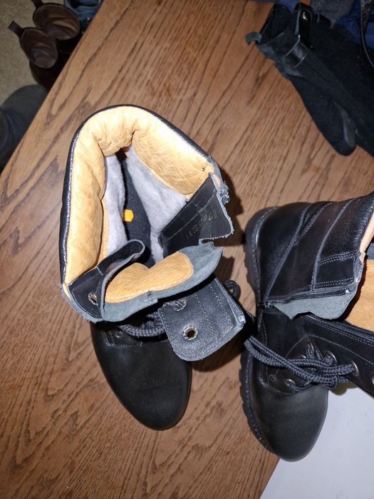 Buty skórzane ocieplane rozm. 47