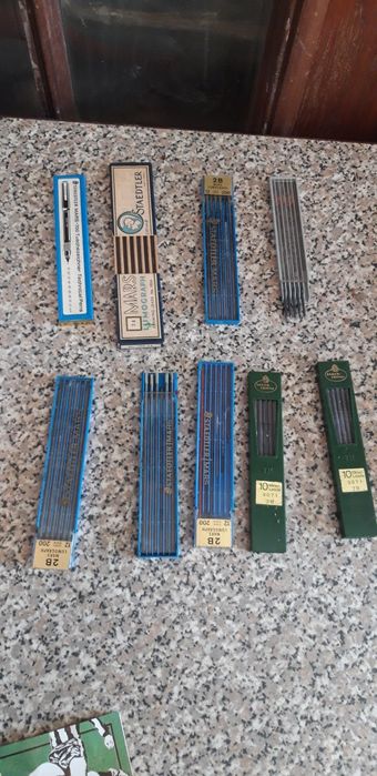 Conjunto de Minas Lápis Antigos Staedtler