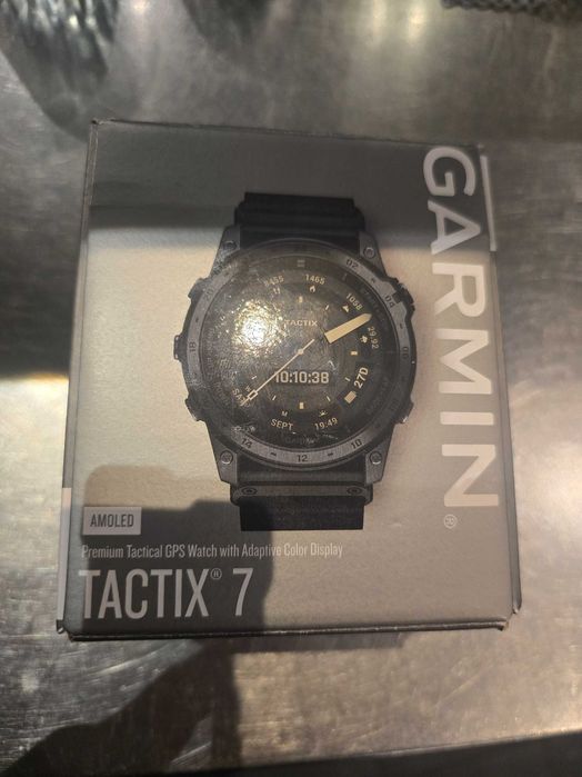 Garmin Tactix 7 AMOLED Titanium Sapphire (estado de novo) - Completo na Caixa