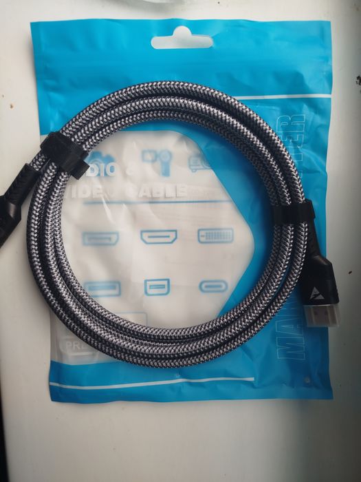 Кабель Displayport 2.1, підтримка 16K 60Hz,  1м